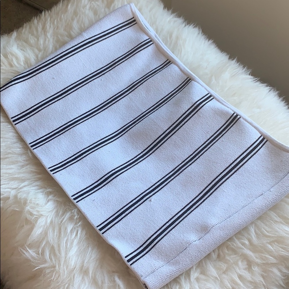 Babaton Striped Crop Top